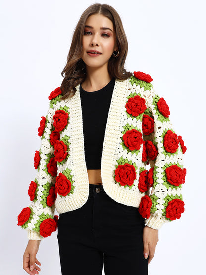 Rose Bouquet Cardigan