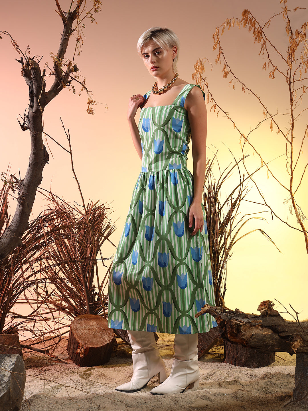 Armenia Floral Dress