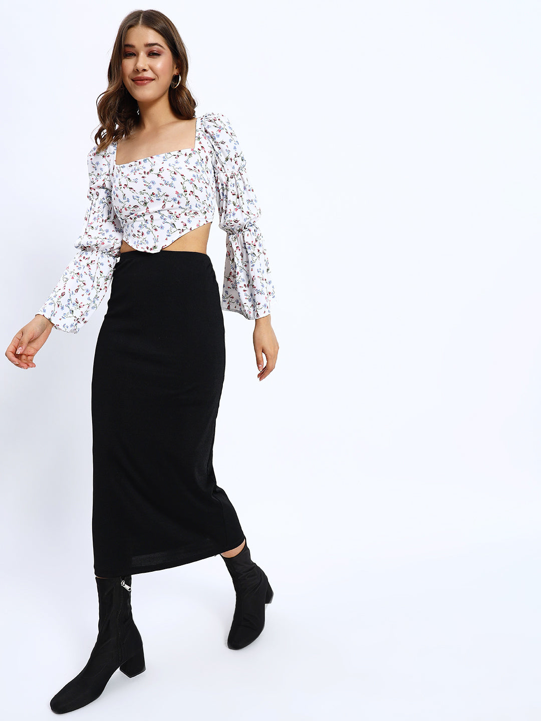 White Tulip Flyer Sleeves Top