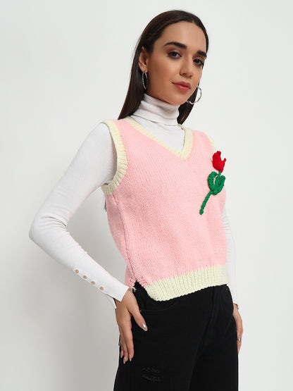 Classy Rose Pink Vest