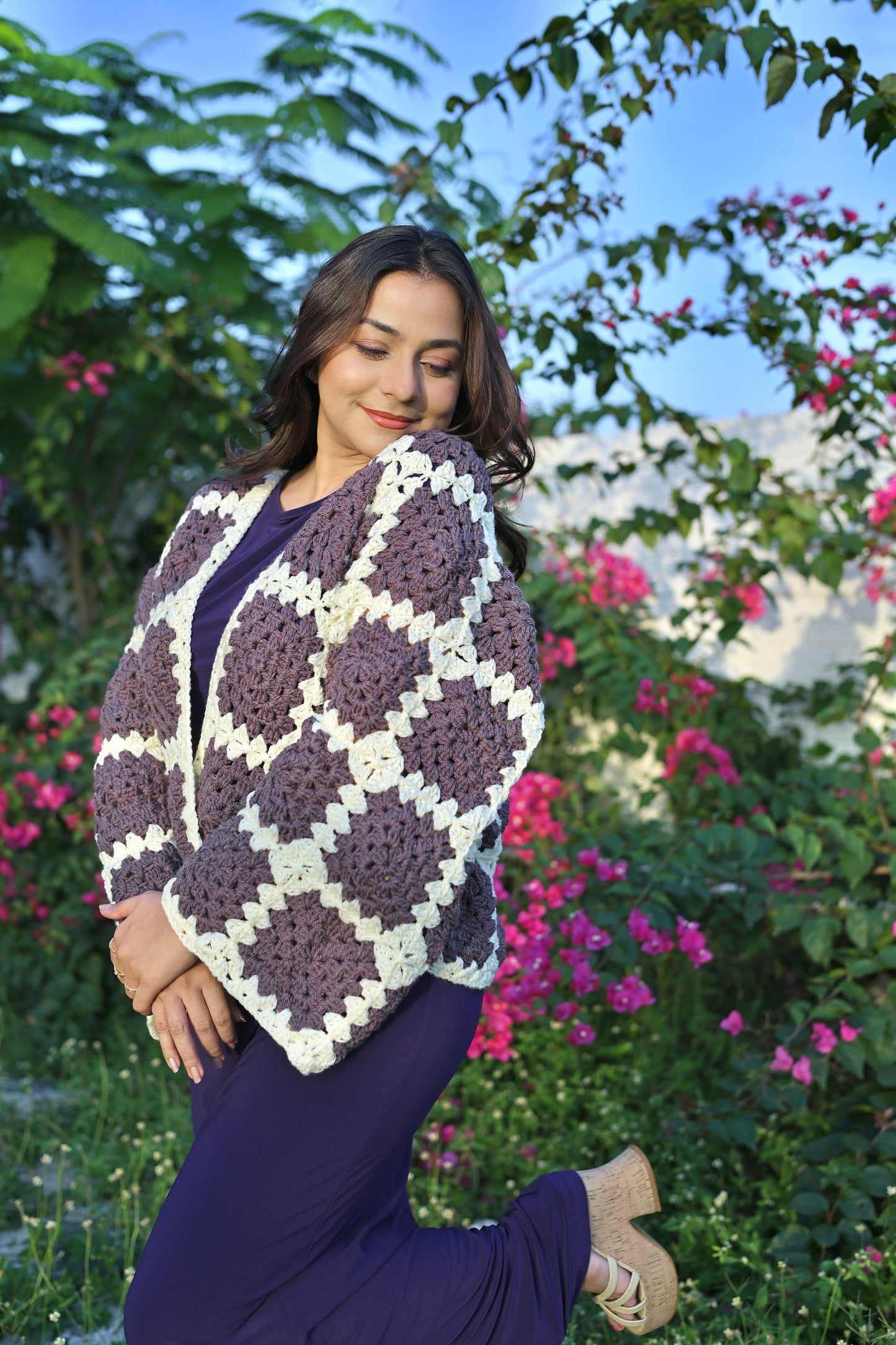 Dusky Purple Cardigan