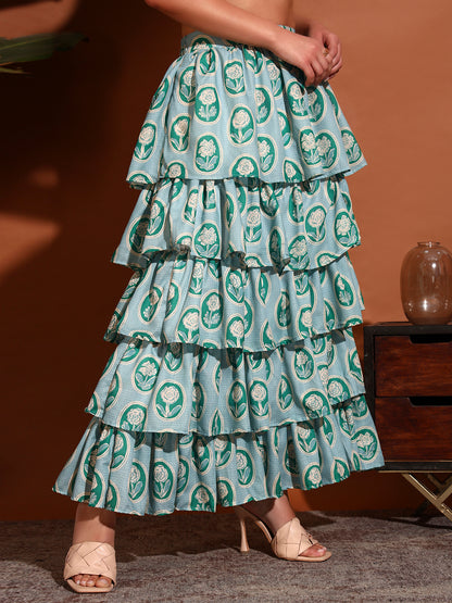 Spanish Flower Skirt