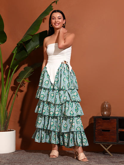 Spanish Flower Skirt