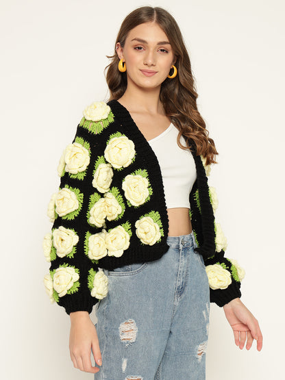 Morocco Rose Garden Cardigan