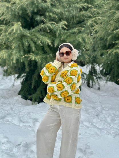 Rosa Foetida Garden Cardigan