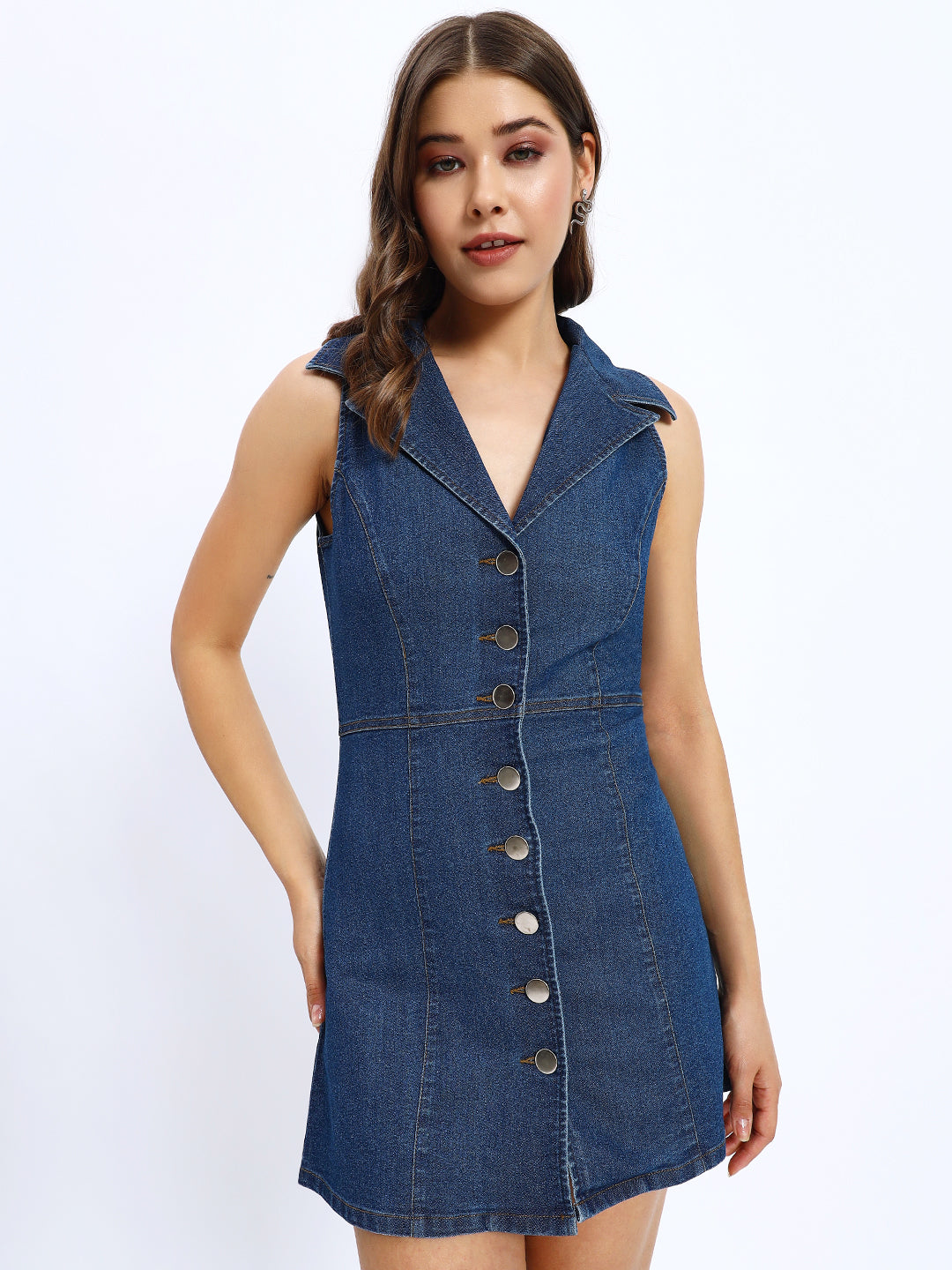 Old Money Denim Dress