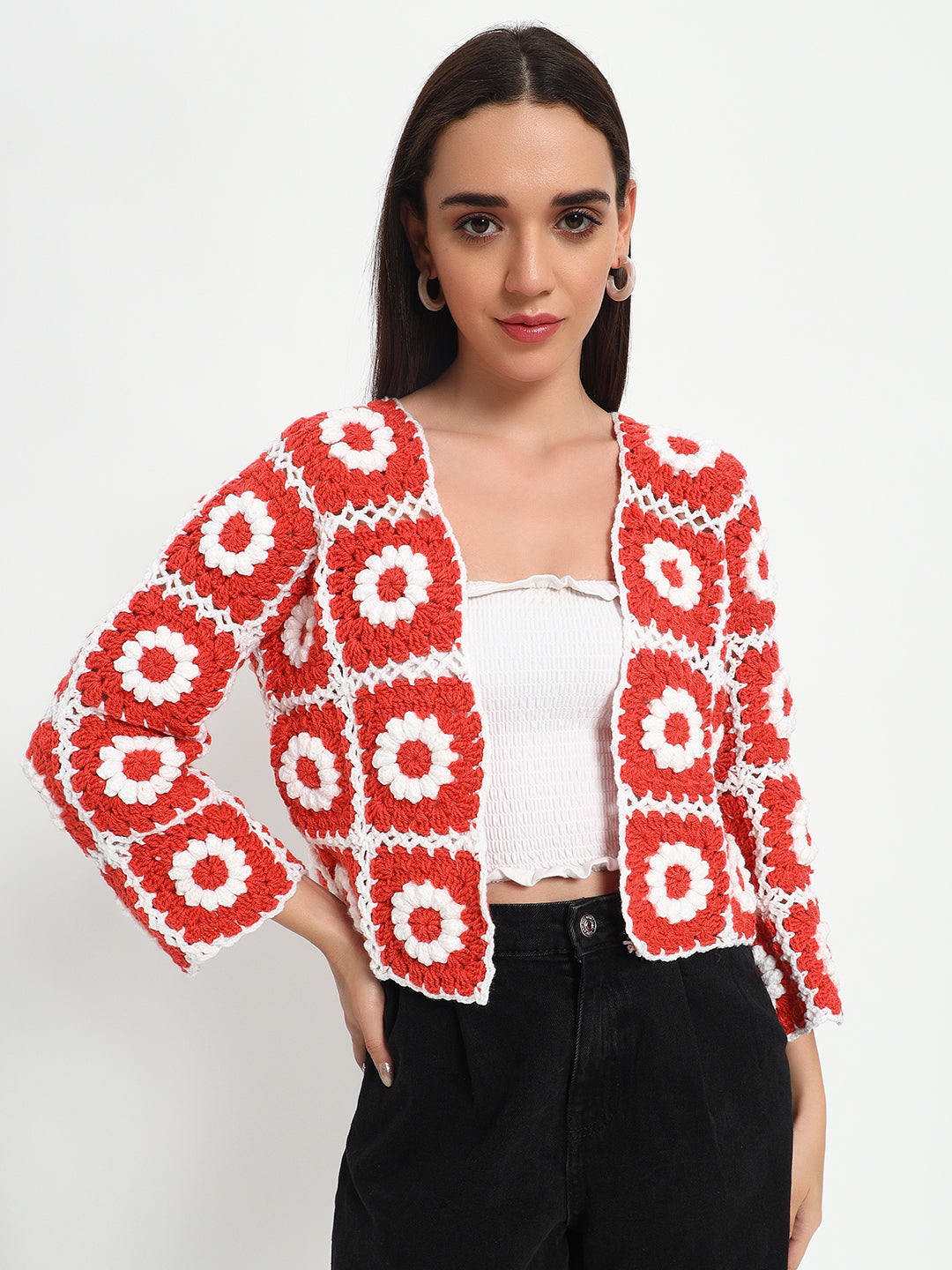 Pookie Daisy Orange Cardigan