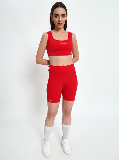 Red Chic Sporty Co-ord Set