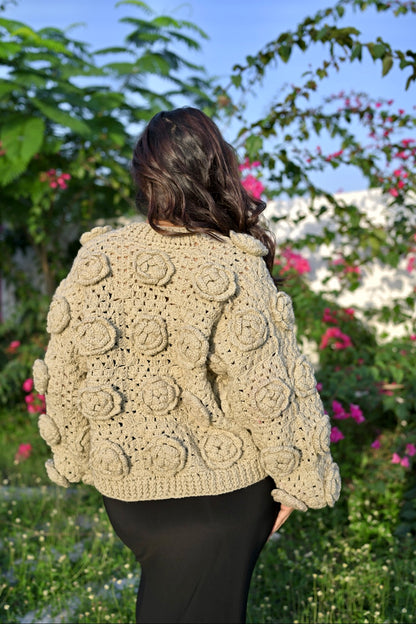 Dusky Multirose Cardigan