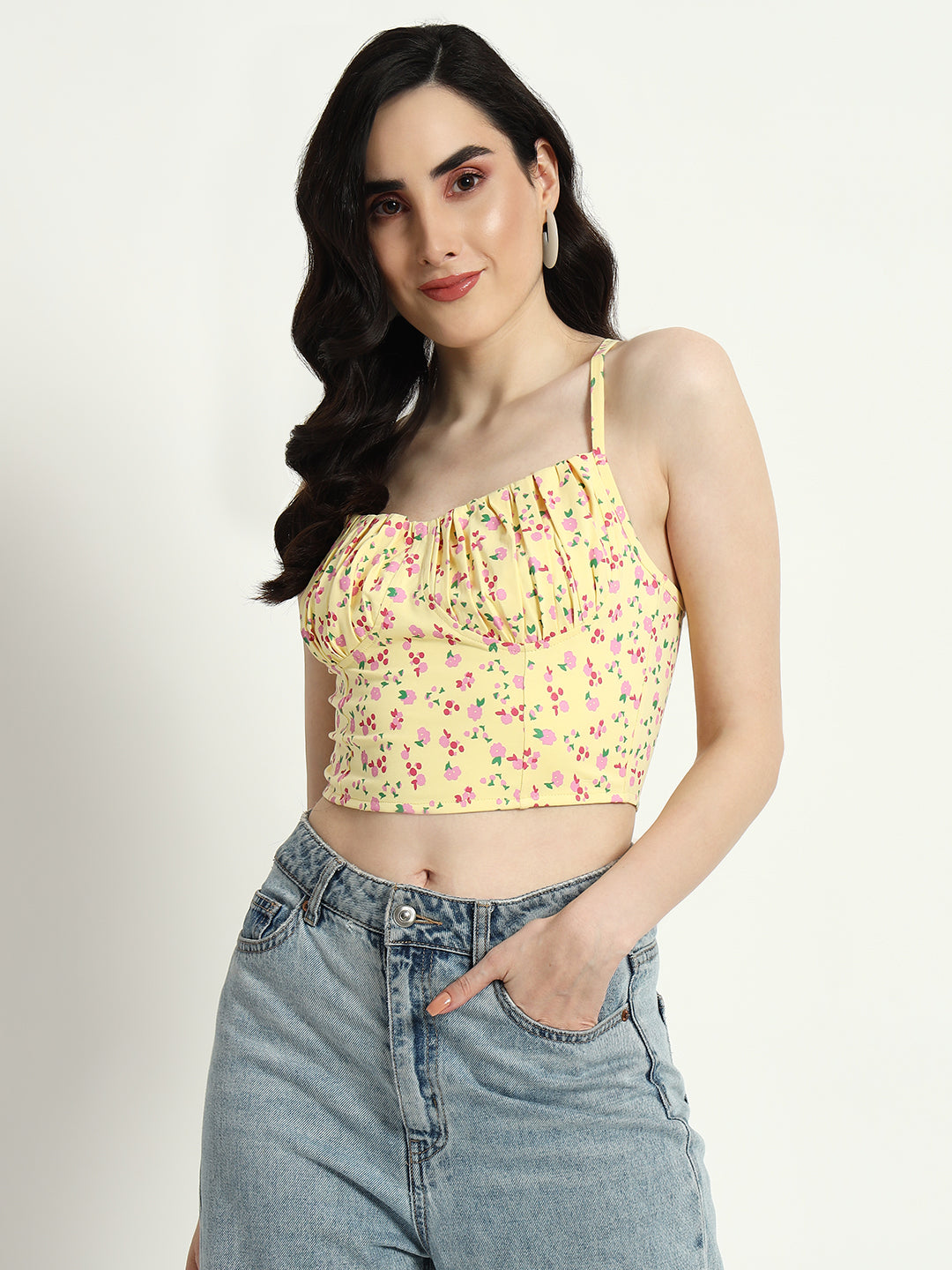 Powder Yellow Cami Top