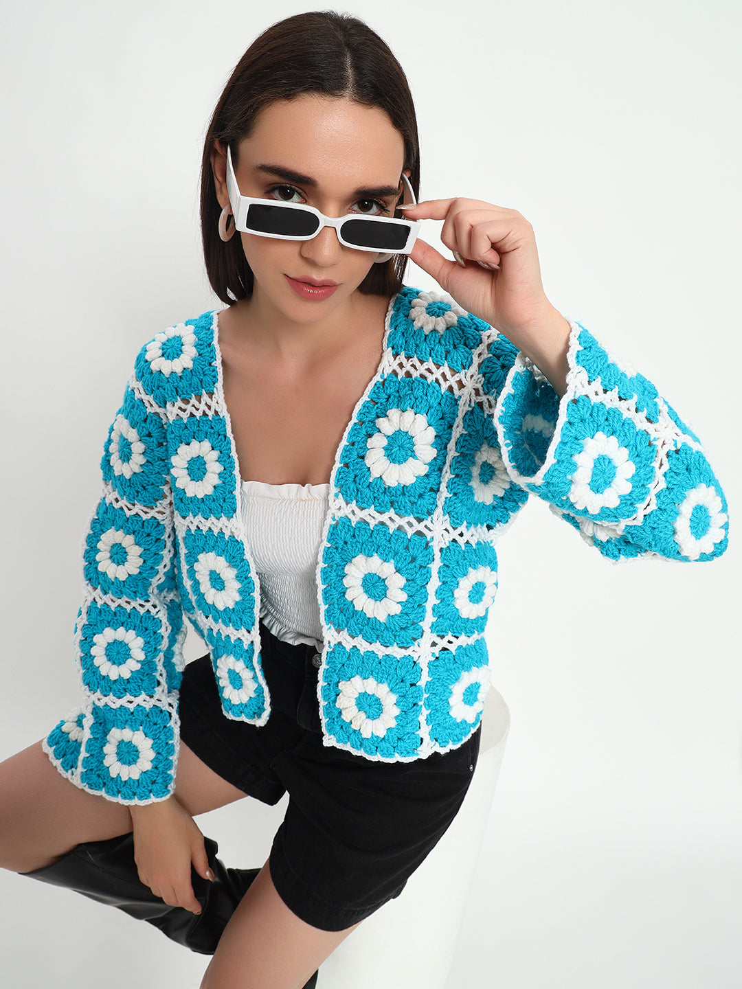 Pookie Daisy Blue Cardigan