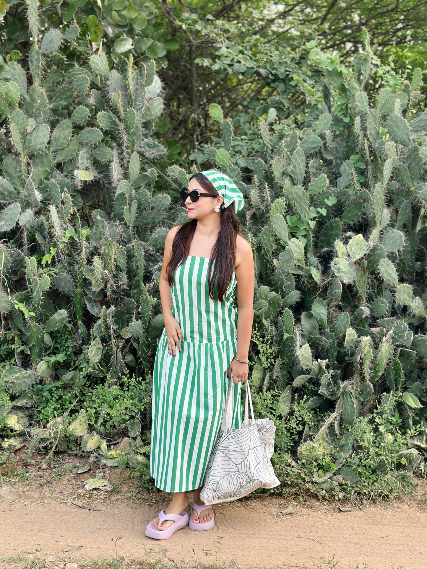 Positano Dress with Scarf