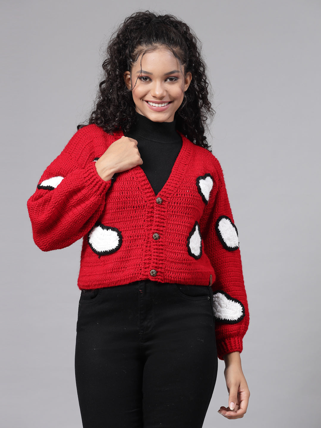 Mabel Heart Cardigan