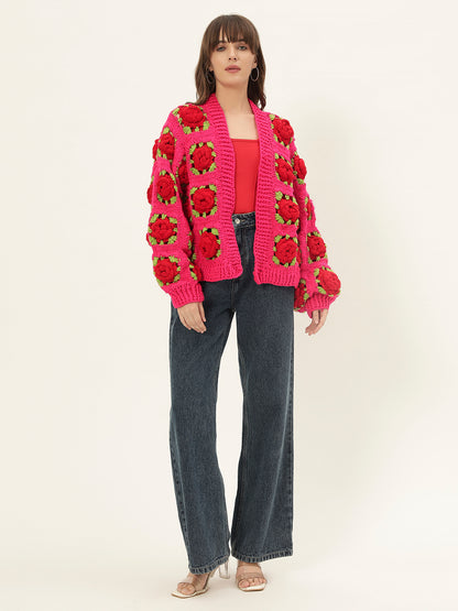 Lady Señorita Rose Bouquet Cardigan