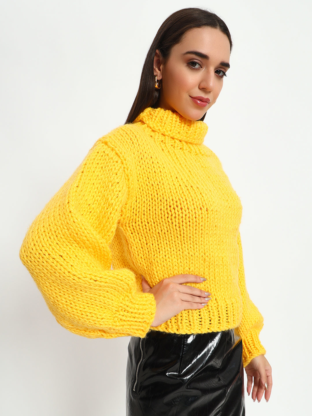 Chunky Butter Yellow Sweater