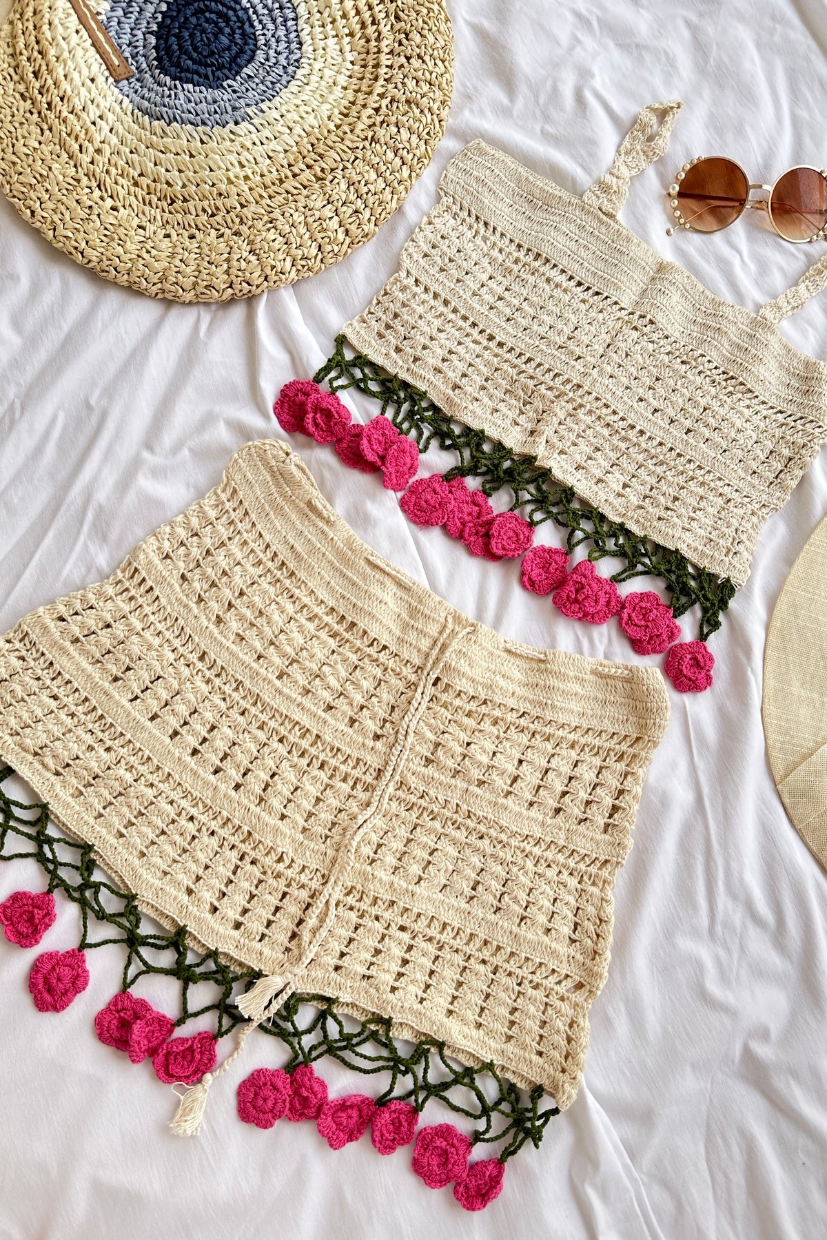 Camellia handmade crochet Coord