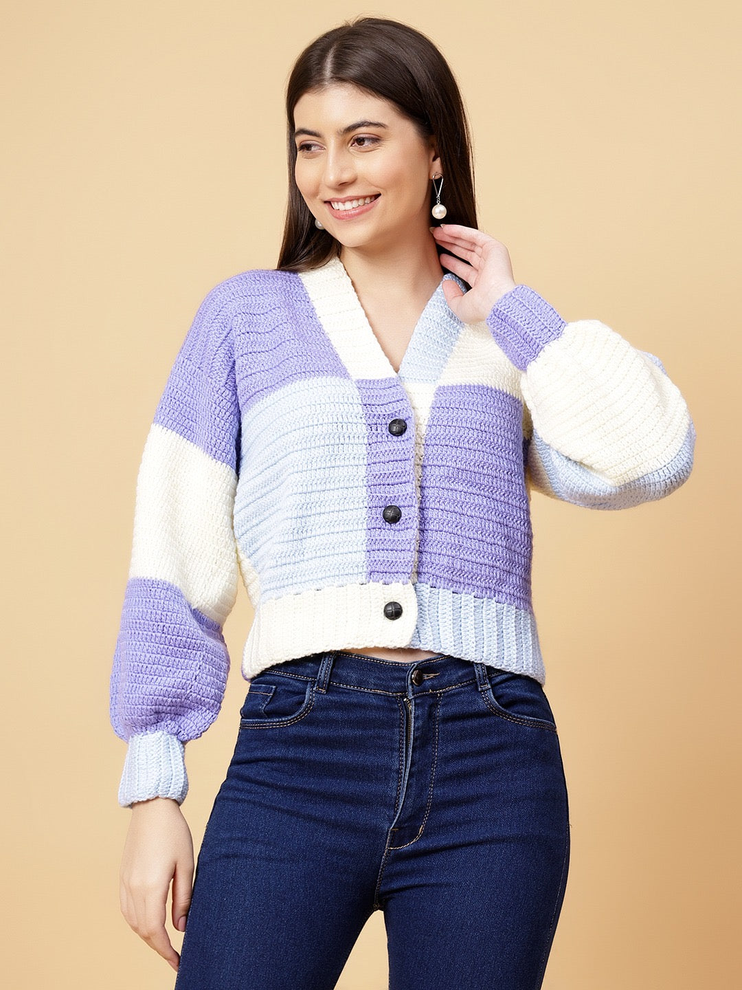 Pastel Purple Cardigan