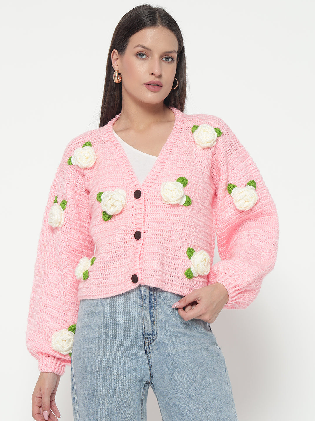 Polar Rose Cardigan