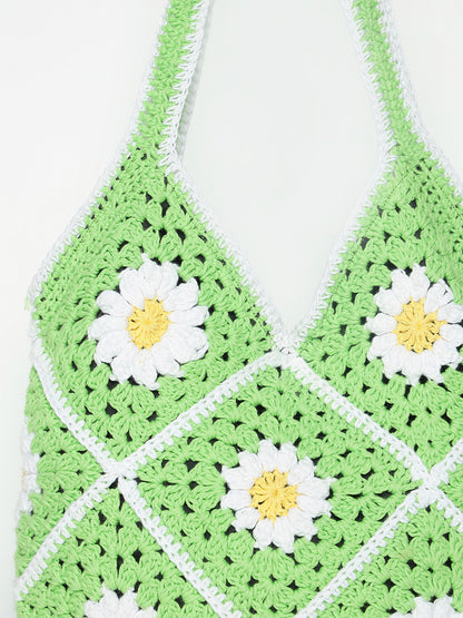 Gigi Handmade Handbag - GreenWhite
