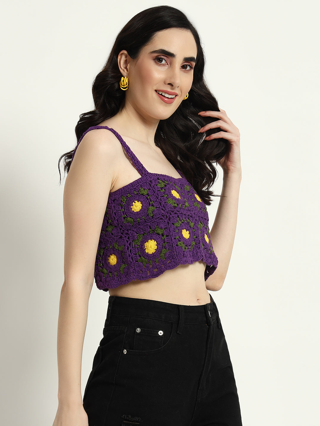 Plum Daisy Handmade Top