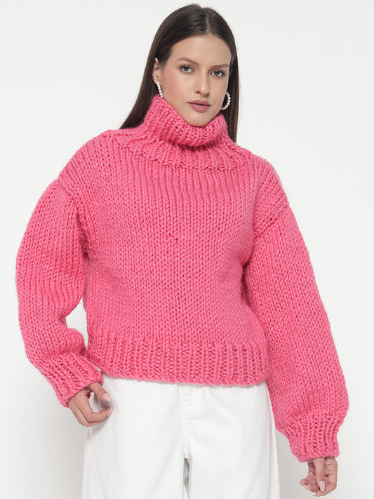 Chunky Pink Sweater