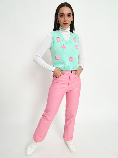 Pink Strawberry Vest