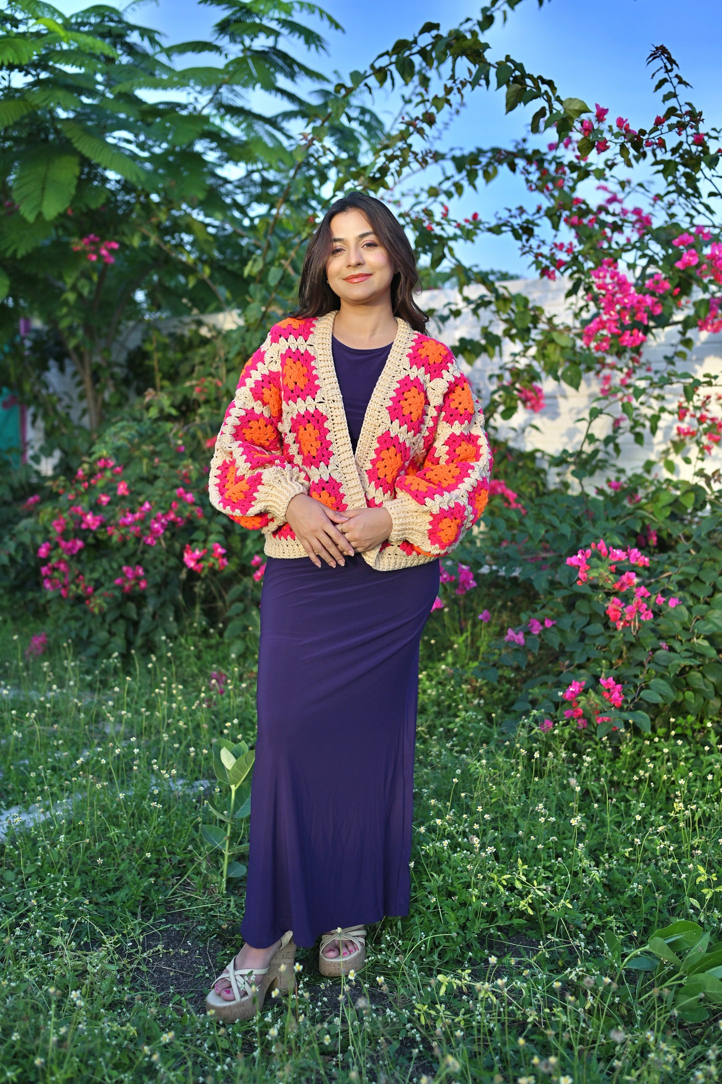 Blush Chunky cardigan