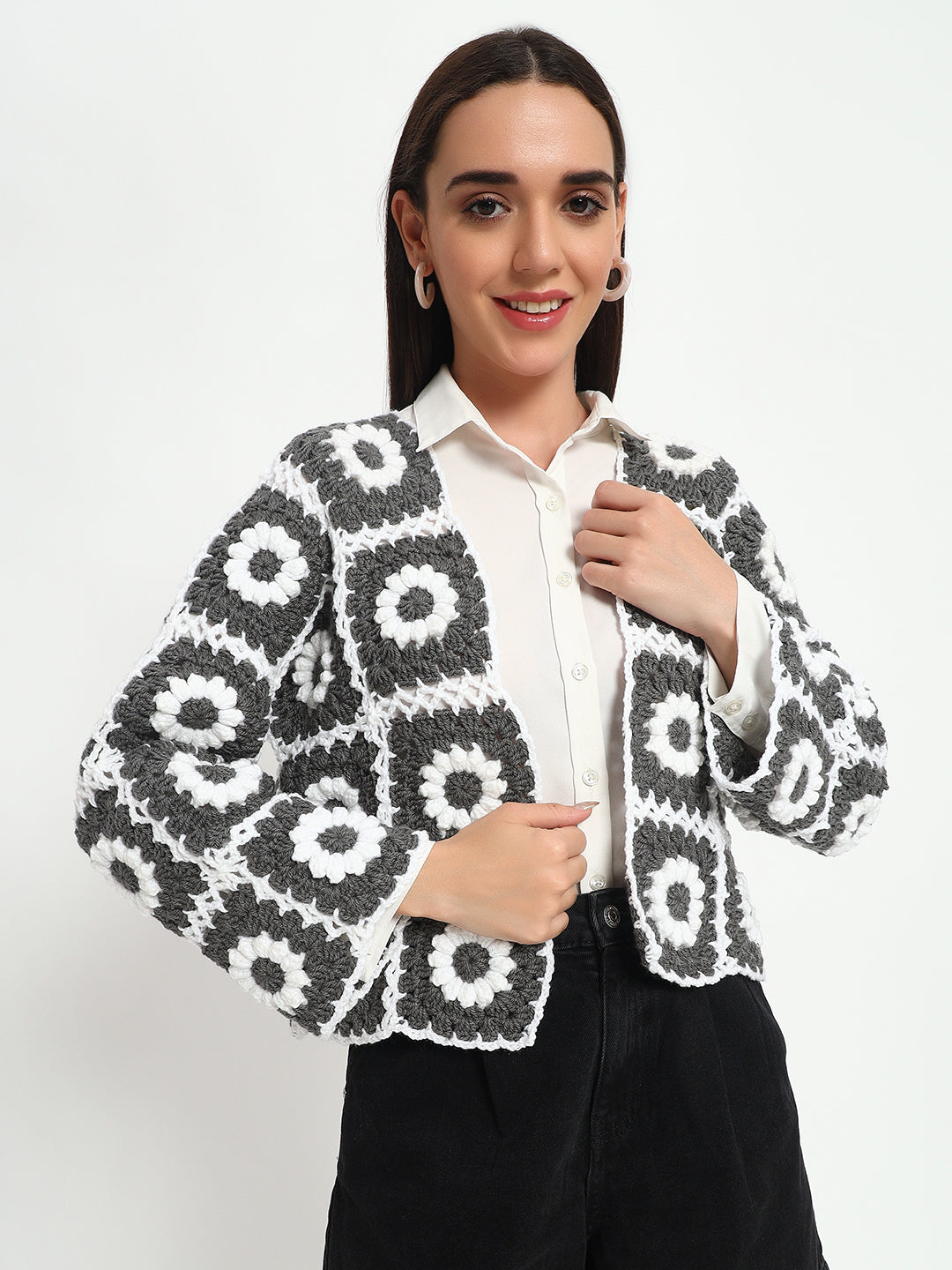 Pookie Daisy Gray Cardigan