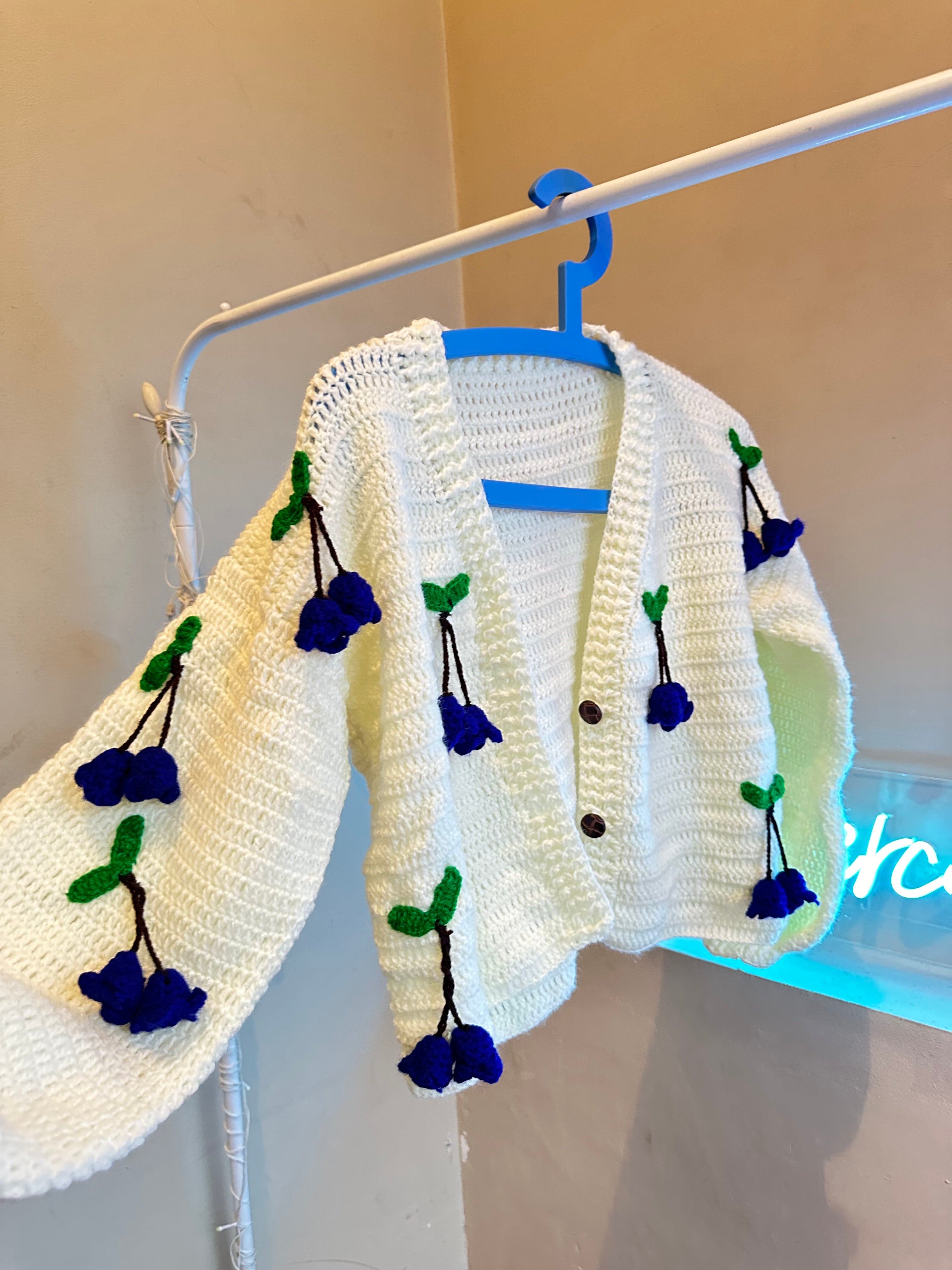 Hanging Blueberry Cardigan