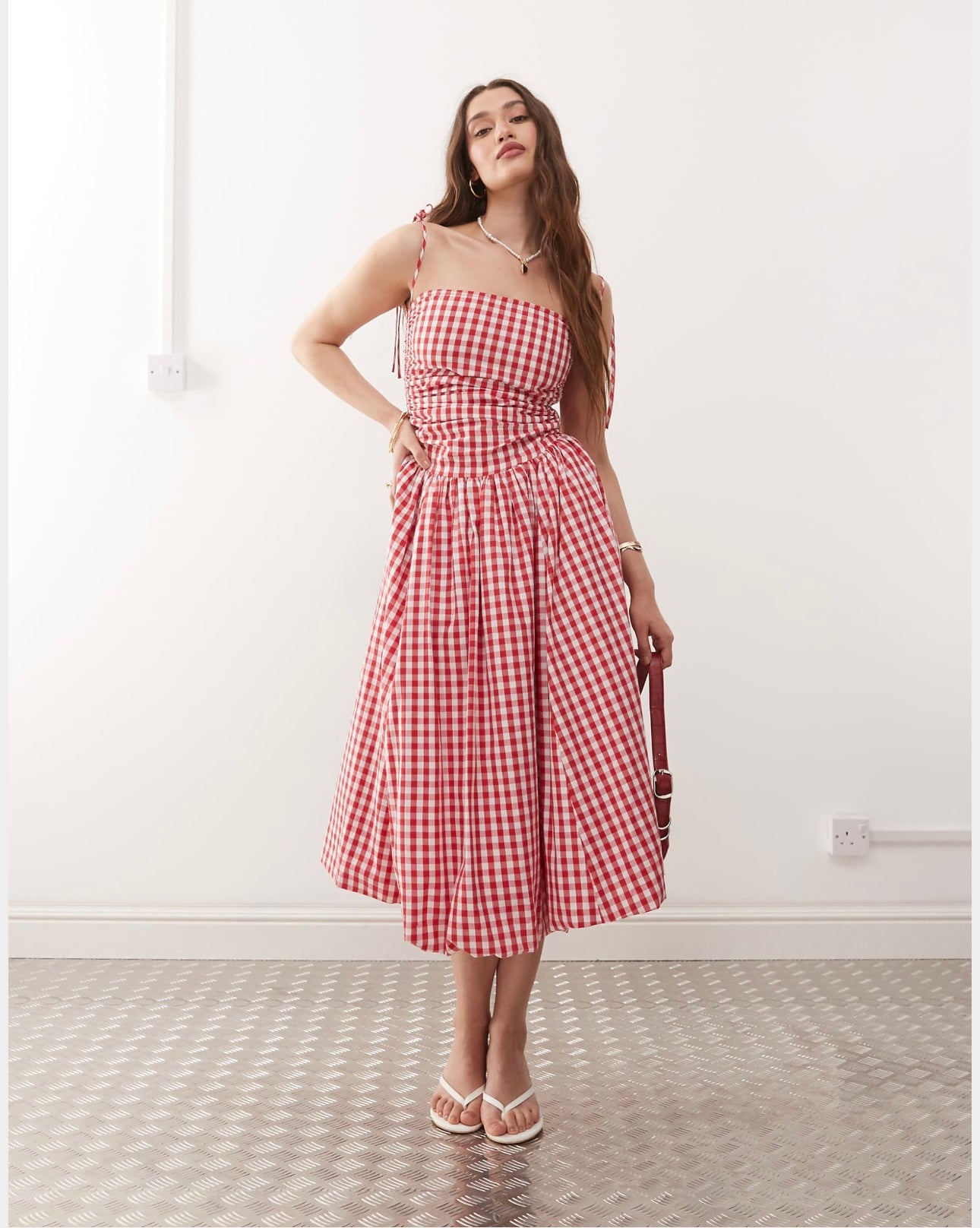 January Ghingham Girlfriend Dress