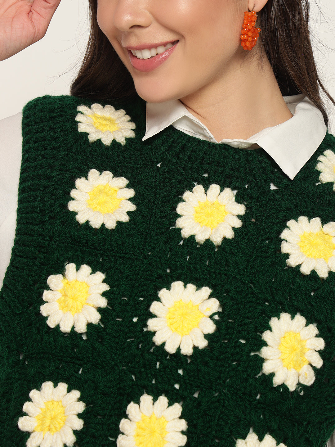 Emerald Daisy Vest