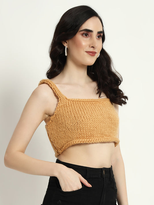 Beige Chunky Tube Top