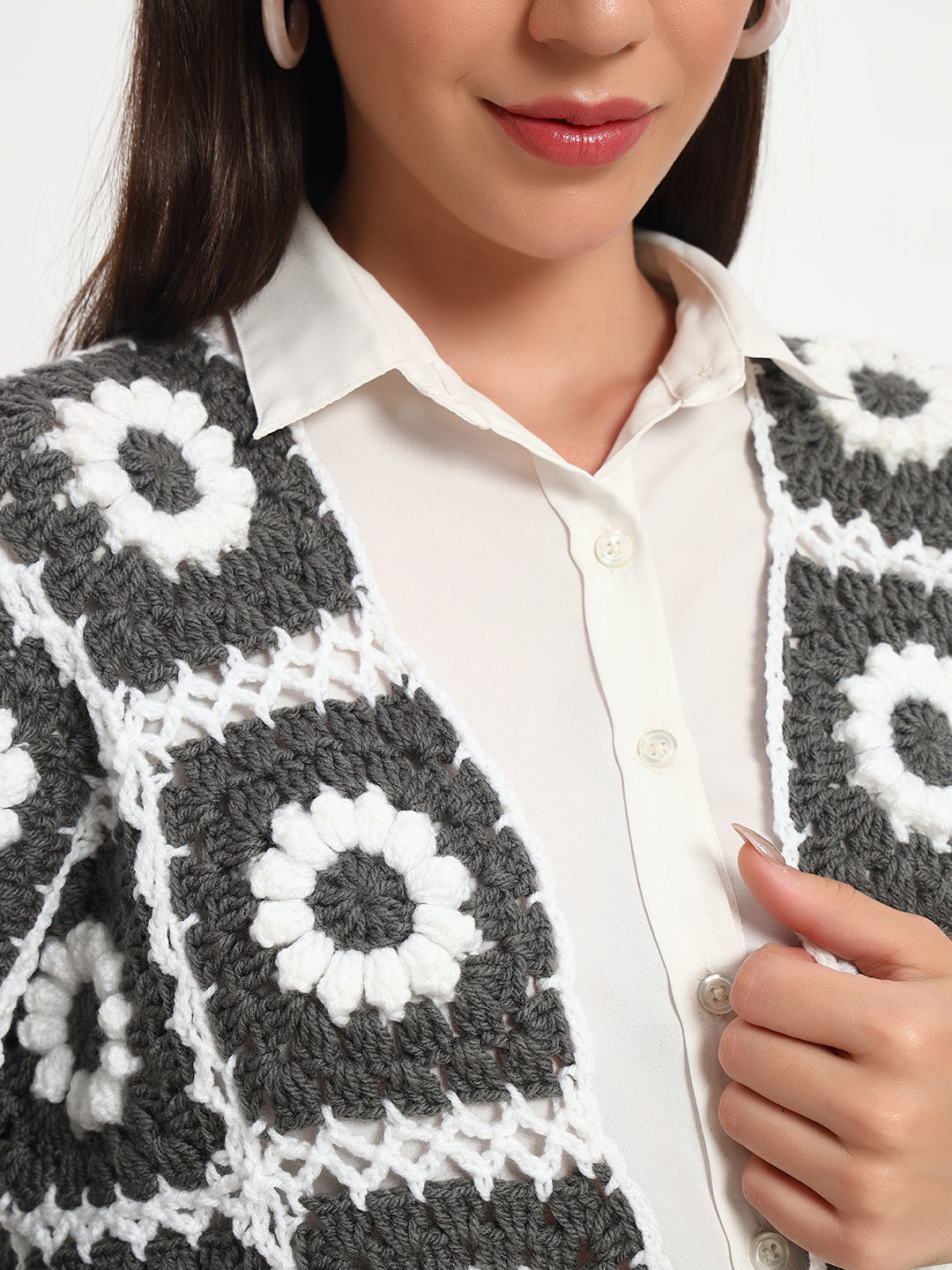 Pookie Daisy Gray Cardigan