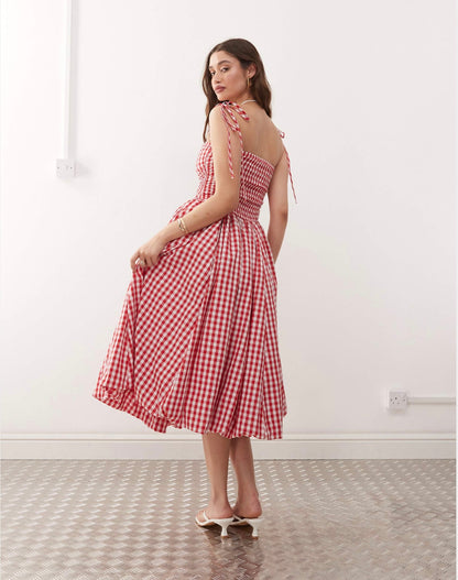 January Ghingham Girlfriend Dress