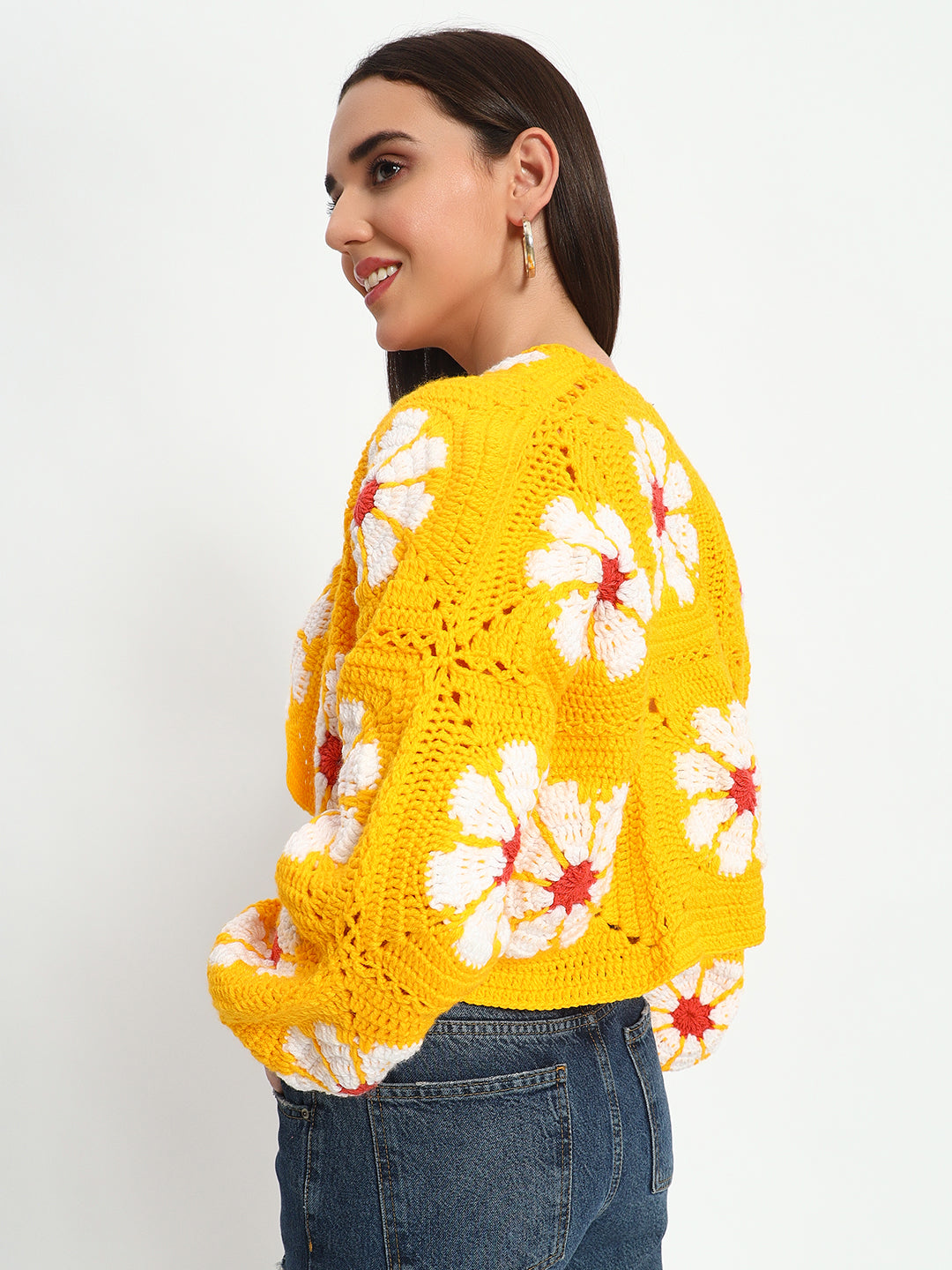 Bulgaria Yellow Cardigan