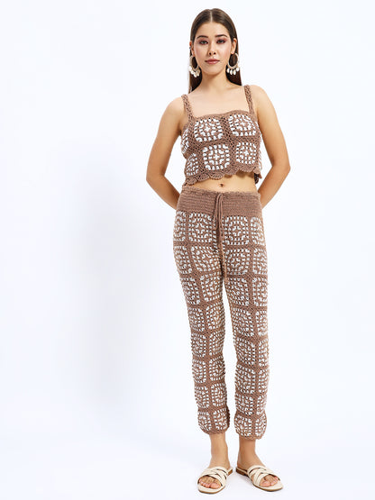 Beige Bohemia Crochet Set