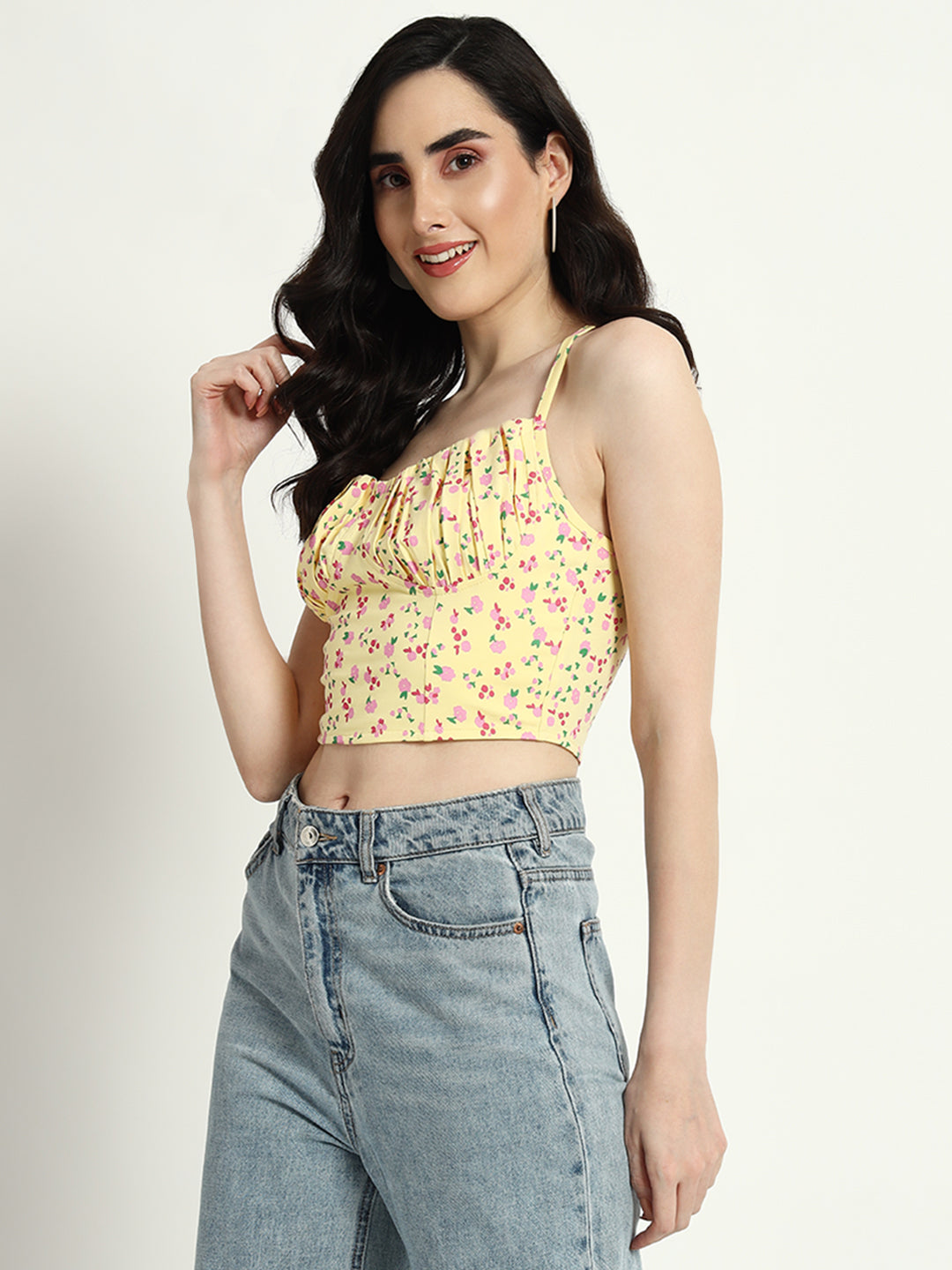 Powder Yellow Cami Top