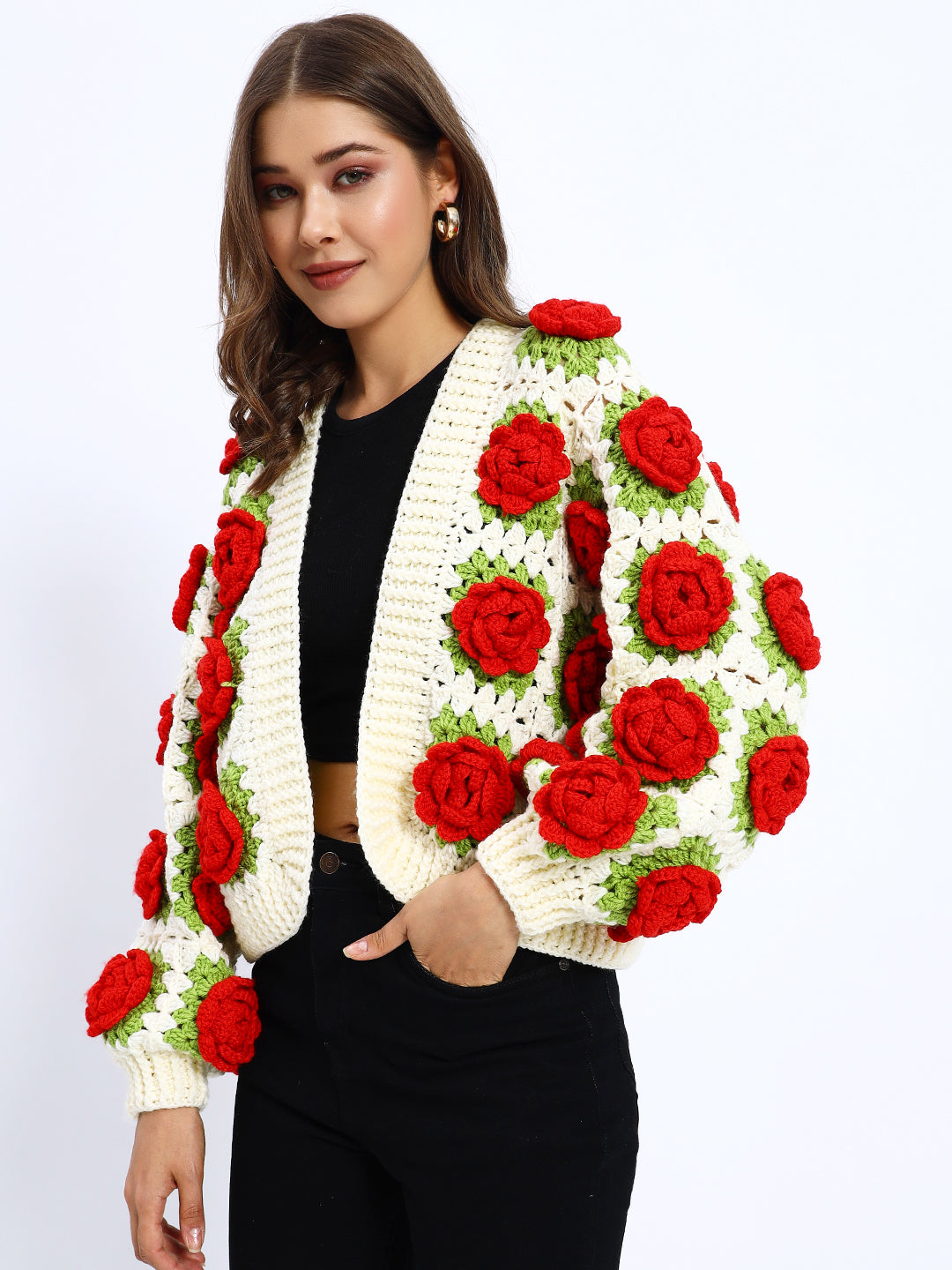 Rose Bouquet Cardigan