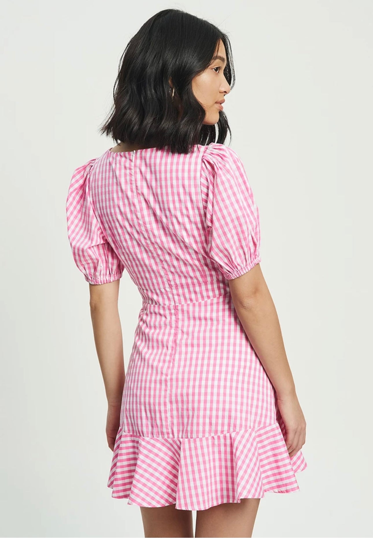 Ballet Core Ghingham Style Dress
