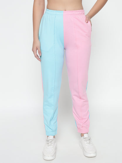 Colour Block High Rise Pants