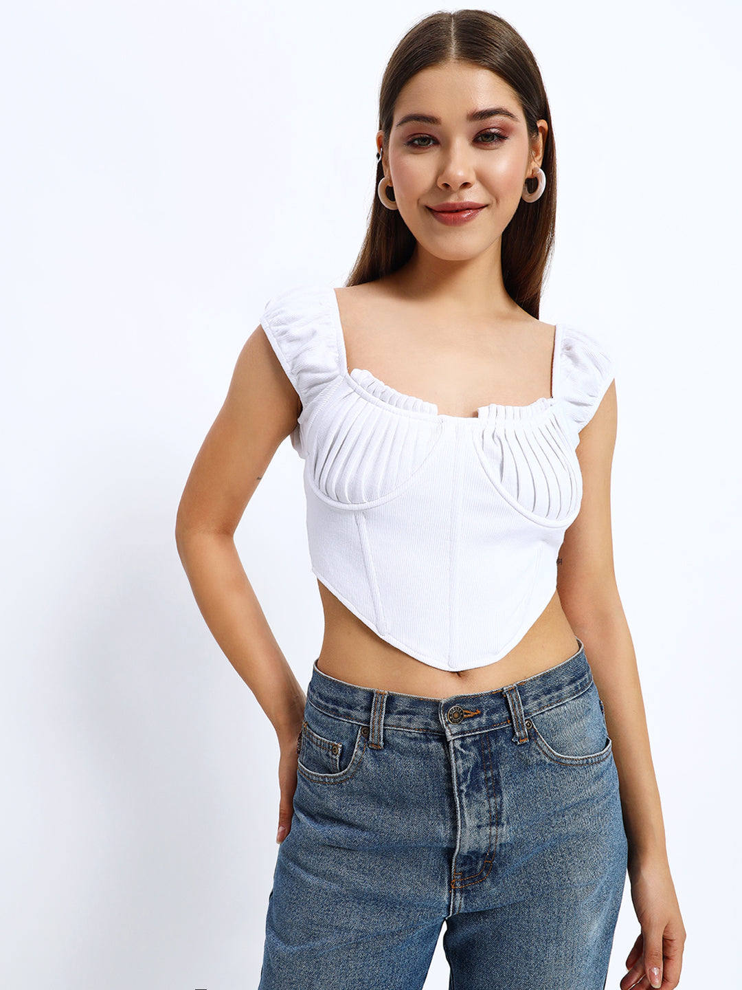 White Fairy Tale Corset Top