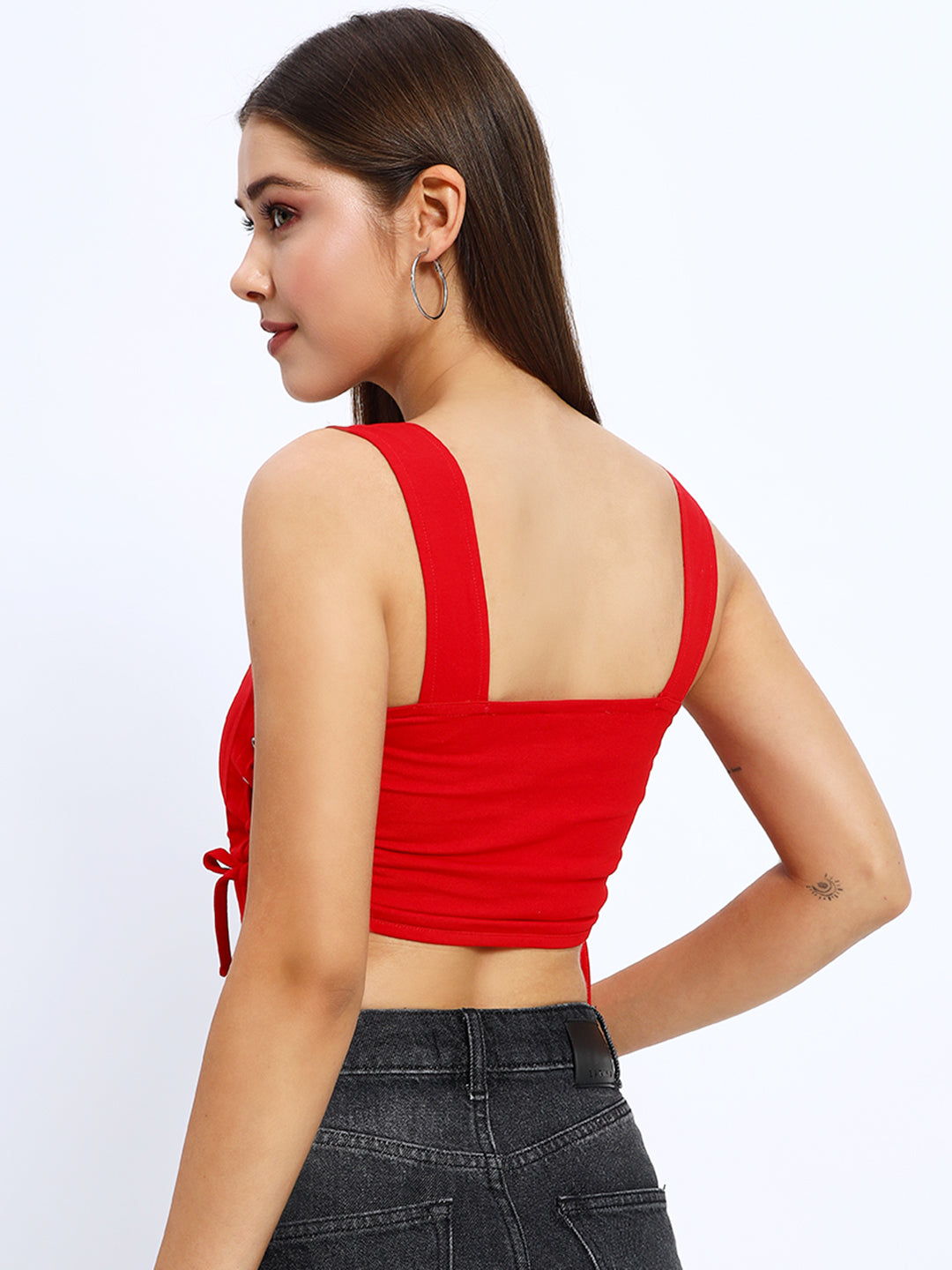 Side Knot Corset Top