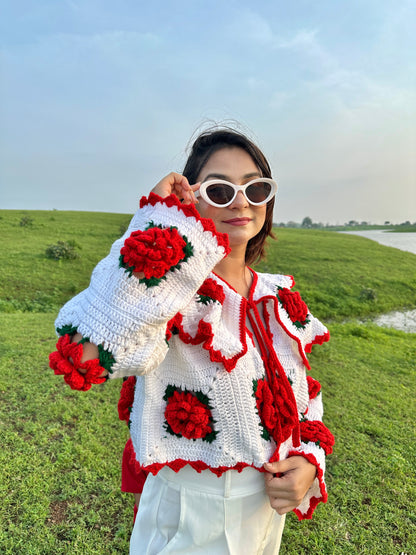 Vintage Rose Cardigan