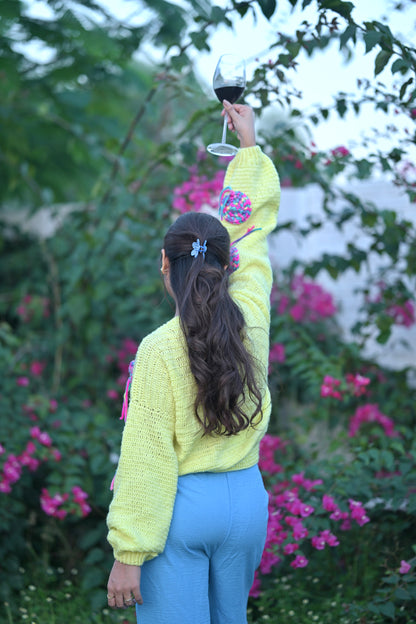 Candy Butter Yellow Cardigan