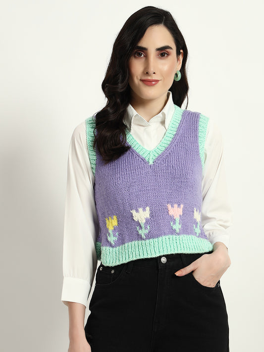 Pixel Pastel Handmade Vest