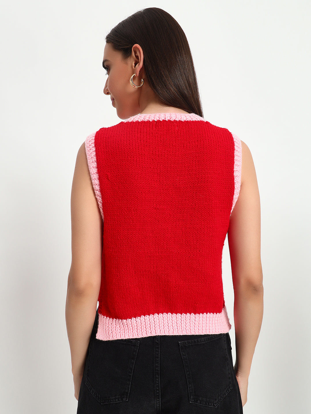 Lauren Red Daisy Vest