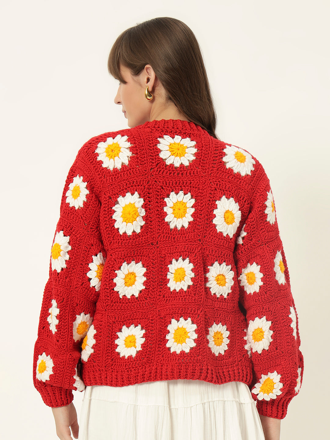 Molly Picnic Cardigan - Red