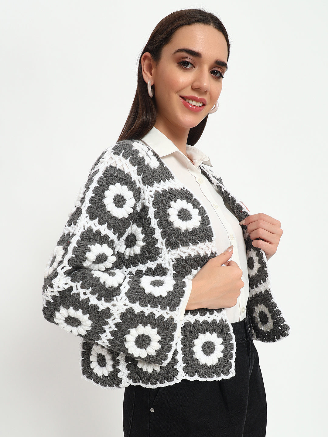 Pookie Daisy Gray Cardigan