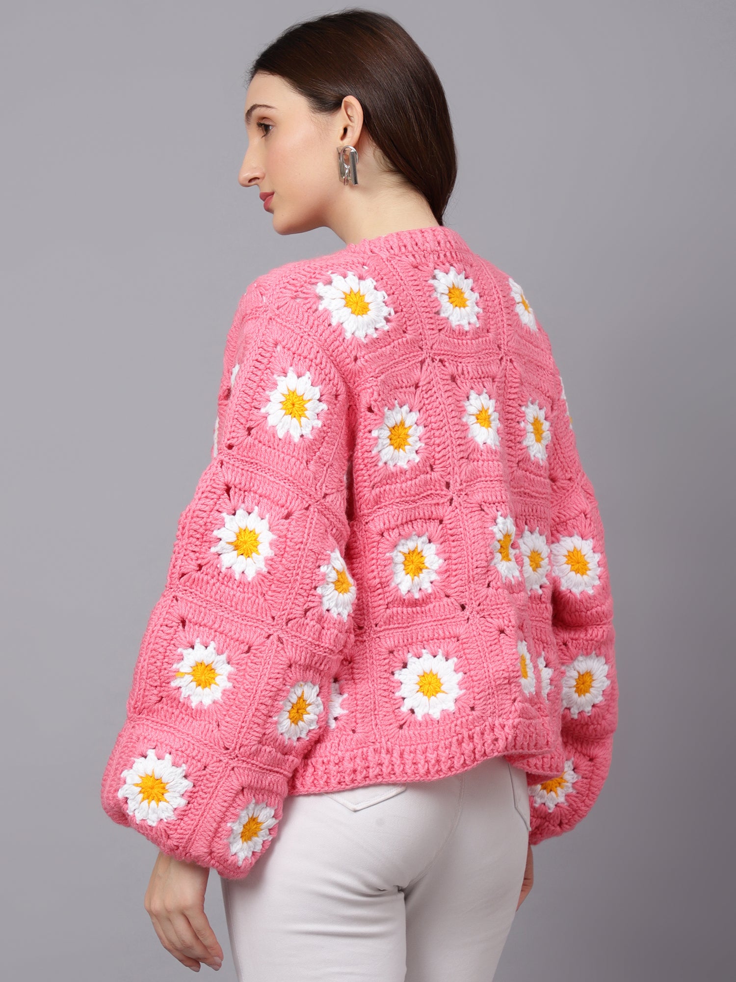 Rose Pink Picnic Cardigan