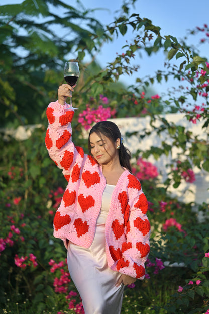 Morgana Heart Cardigan